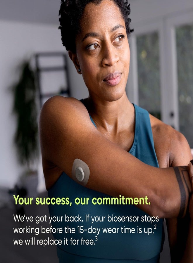 Stelo Glucose Biosensor & App by Dexcom - A Leader in Continuous Glucose Monitoring (CGM). 24/7 Tracking & Personalized Insights to Reveal Patterns. 2-Pack (Up to 15 Days Each). iOS & Android. - Image 5